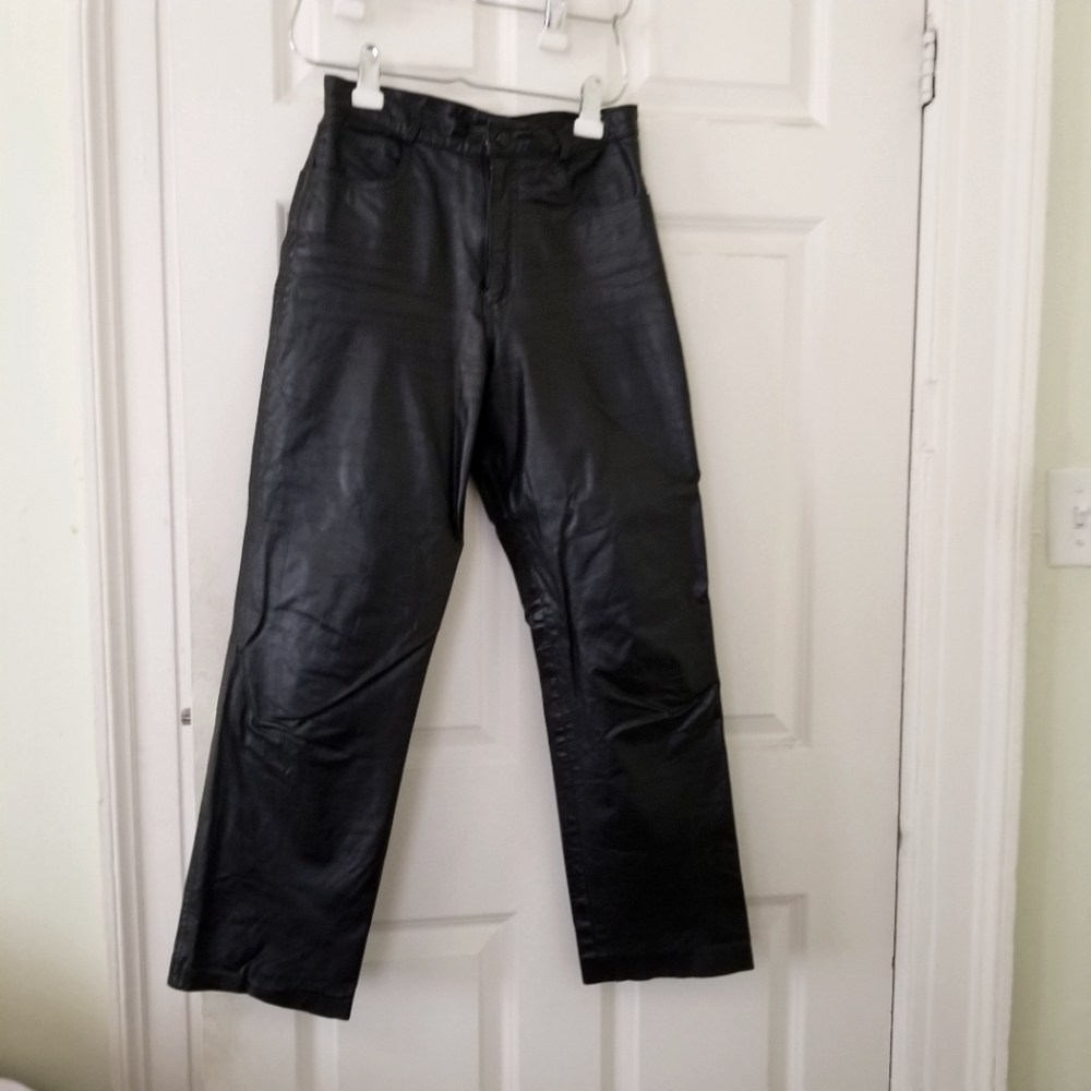 Vintage Commander Salamander REAL Leather Pants